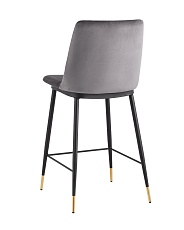 Полубарный стул Stool Group Мелисса велюр темно-серый FDC9055C DARK GREY FUT-81 5