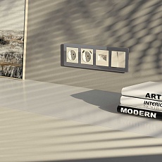 Выключатель двухклавишный Werkel айвори матовый W1120062 4690389184642 4