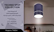 Потолочный светодиодный светильник Ambrella light Techno Spot TN254 1