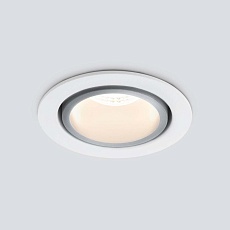 Встраиваемый светодиодный светильник Elektrostandard 15267/LED 7W 4200K белый/серебро a055723 4