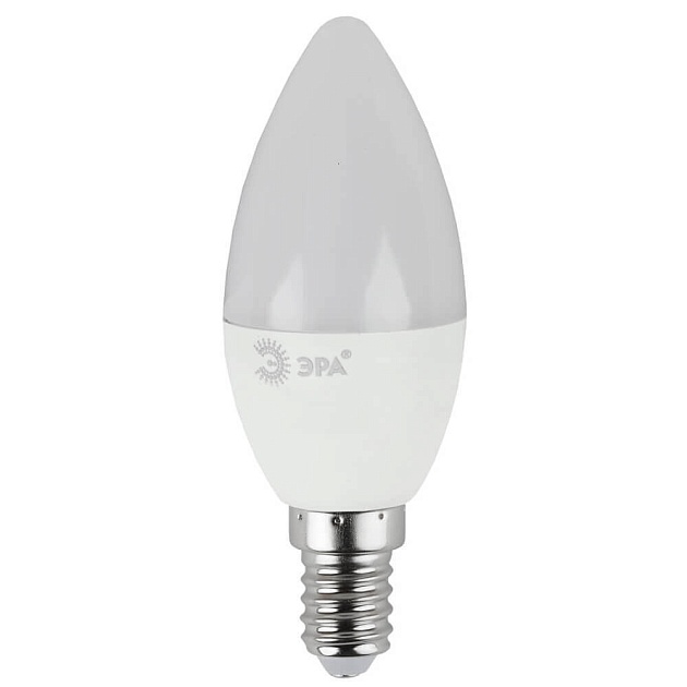 Лампа светодиодная ЭРА E14 7W 6000K матовая LED B35-7W-860-E14 Б0031400 фото 