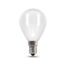 Лампа светодиодная филаментная Gauss E14 9W 4100К матовая 105201209 4