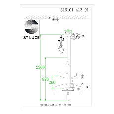 Подвесной светодиодный светильник ST Luce Isola SL6101.413.01 1