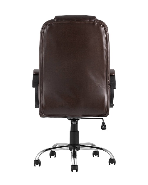 Кресло руководителя TopChairs Atlant коричневое D-430 brown фото 3