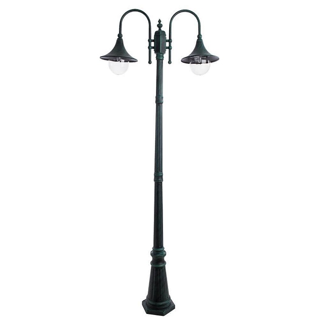 Садово-парковый светильник Arte Lamp Malaga A1086PA-2BG фото 