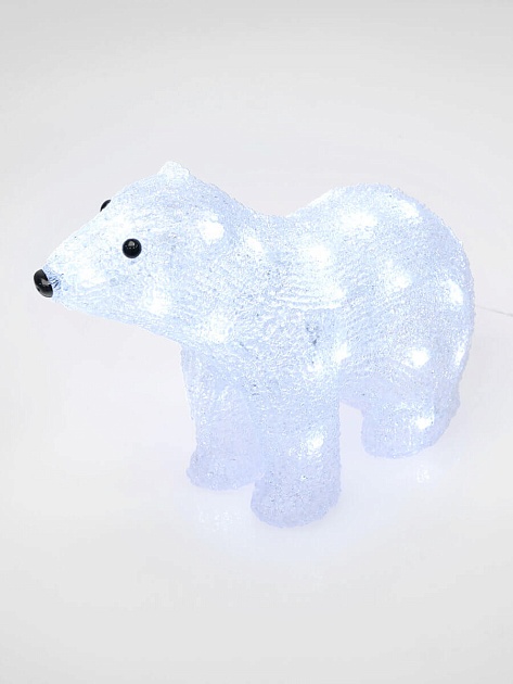 Фигурка светодиодная «Белый медведь-4» 25x31см Uniel ULD-M3125-040/STA 11037 фото 3