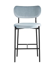 Полубарный стул Stool Group Барбара велюр серо-голубой BARBARA CC HLR-57 1