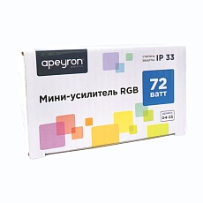 Мини-усилитель RGB Apeyron 12/24V 04-25 3