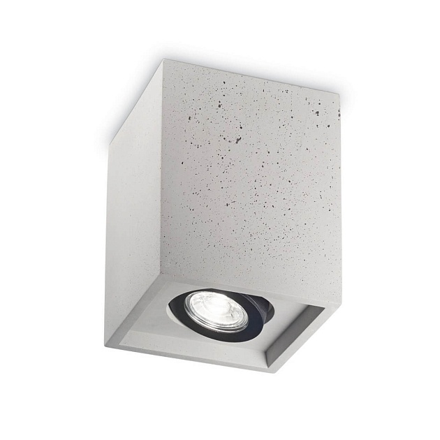 Потолочный светильник Ideal Lux Oak PL1 Square Cemento 150475 фото 