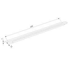 Мебельный светодиодный светильник Elektrostandard Kit Led Stick LTB74 3W 4000K a053402 1