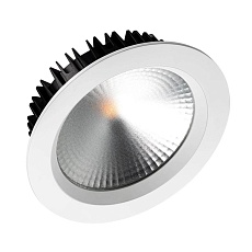 Встраиваемый светодиодный светильник Arlight LTD-187WH-Frost-21W Warm White 110deg 021069