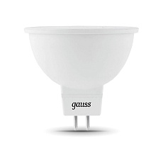 Лампа светодиодная Gauss GU5.3 5W 6500K матовая 201505305 5
