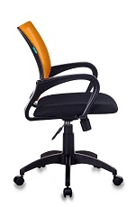 Офисное кресло Бюрократ CH-695N/OR/TW-11 спинка сетка оранжевый TW-38-3 сиденье черный TW-11 1