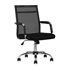 Офисное кресло TopChairs Clerk черное D-104 black