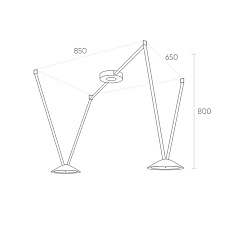 Комплект ременной трековой системы Denkirs Belty Set DK55SET03-03-BR 1