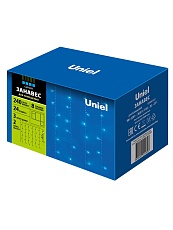 Светодиодная гирлянда Uniel занавес 220V синий ULD-C2030-240/DTA BLUE IP20 07942 4