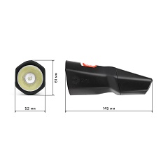 Ручной светодиодный фонарь ЭРА аккумуляторный MA-501-BL Б0041474 3