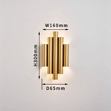 Настенный светодиодный светильник Favourite Tubulis 4125-2W 1