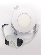 Встраиваемый светодиодный светильник Elvan VLS-102R-3W-NH-Wh 5