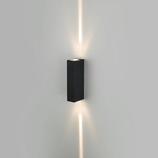 Уличный настенный светодиодный светильник Elektrostandard Blaze 35136/W черный a057050 4