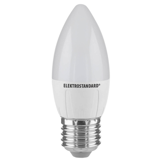 Лампа светодиодная Elektrostandard E27 6W 4200K матовая a048675 фото 