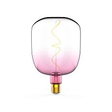 Лампа светодиодная филаментная Gauss E27 5W 1800K розовая 1010802105 3