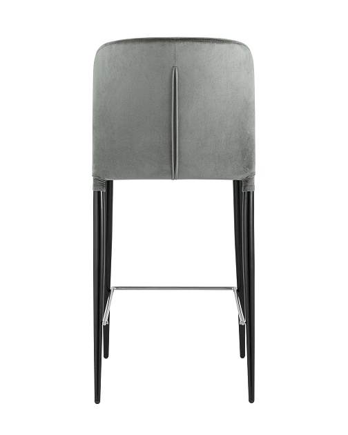 Полубарный стул Stool Group Лори велюр серый vd-lori-plb-b26 фото 5