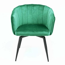 Поворотное кресло AksHome Melon зеленый, велюр 79676 4