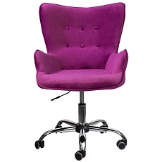 Поворотное кресло AksHome Bella фиолетовый, велюр 61452 5