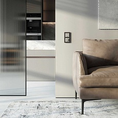 Выключатель двухклавишный с подсветкой (дымчатый) W1220104/ a069457 2