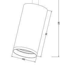 Трековый светильник Maytoni Track Lamps TR020-1-GU10-B 1