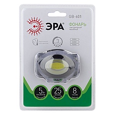 Налобный светодиодный фонарь ЭРА от батареек 150 лм GB-601 Б0027818 1