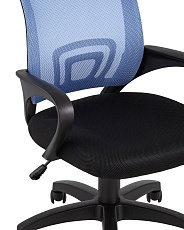 Офисное кресло TopChairs Simple голубое D-515 light blue 1