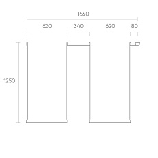 Комплект ременной трековой системы Denkirs Belty Set DK55SET04-01-DB 1