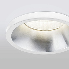 Встраиваемый светодиодный светильник Elektrostandard 15269/LED белый/сатин никель a056020 2