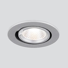 Встраиваемый светодиодный светильник Elektrostandard 9918 LED 9W 4200K серебро a052457 2