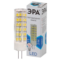 Лампа светодиодная ЭРА G4 7W 4000K прозрачная LED JC-7W-220V-CER-840-G4 Б0027860 2