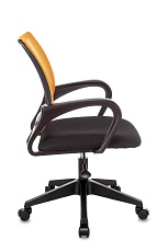 Офисное кресло Topchairs ST-Basic оранжевый TW-38-3 сиденье черный TW-11 сетка/ткань ST-BASIC/OR/TW-11 2
