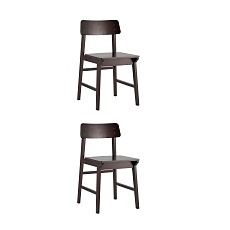 Комплект стульев Stool Group ODEN WOOD NEW деревянный цвет эспрессо 2 шт. MH52030 x2-KOROB2