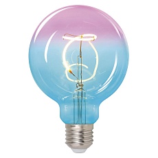 Лампа светодиодная филаментная Uniel E27 4W 2250K синяя LED-SF01-4W/Soho/E27/CW BLue/Wine GLS77TR UL-00005892 1