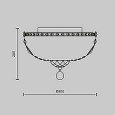 Потолочный светильник Maytoni Basfor DIA100-CL-03-G 2