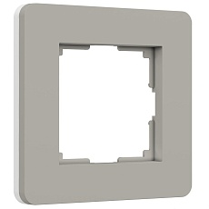 Рамка Werkel Split на 1 пост дымчатый/белый W0013067 4690389206047 3