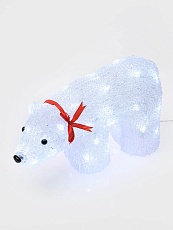 Фигурка светодиодная «Белый медведь» 23x36,5см Uniel ULD-M3423-040/STA 07954 2