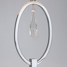 Торшер Eurosvet 01056/1 хром/прозрачный хрусталь Strotskis 1