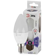 Лампа светодиодная ЭРА E14 9W 6000K матовая LED B35-9W-860-E14 Б0031403 1