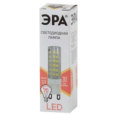 Лампа светодиодная ЭРА G9 7W 2700K прозрачная LED JCD-7W-CER-827-G9 Б0027865 2
