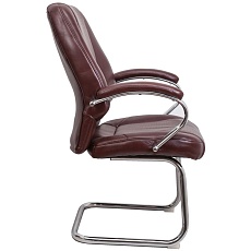 Офисный стул AksHome King коричневый бриллиант, экокожа 69769 3