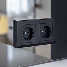 Рамка Werkel Stark на 2 поста черный W0021808 4690389161827 3