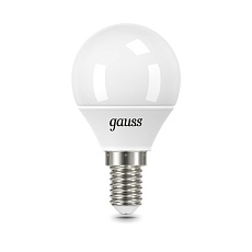 Лампа светодиодная Gauss E14 6.5W 6500K матовая 105101307 3