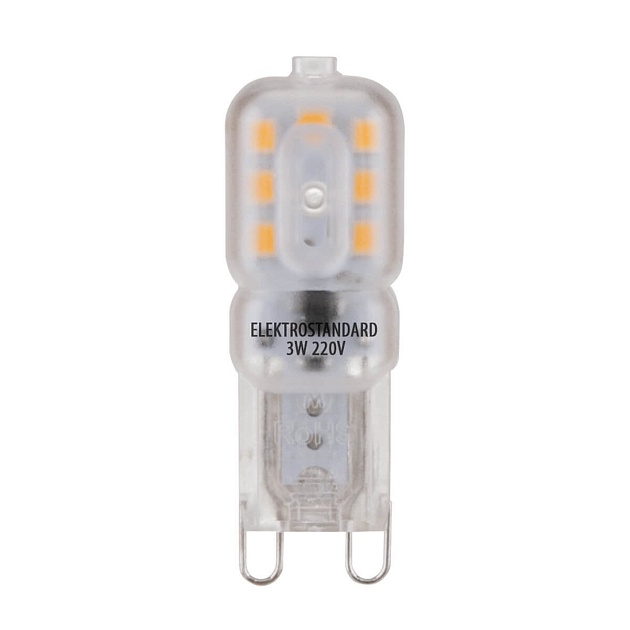 Лампа светодиодная филаментная Elektrostandard G9 3W 4200K прозрачная a049867 фото 